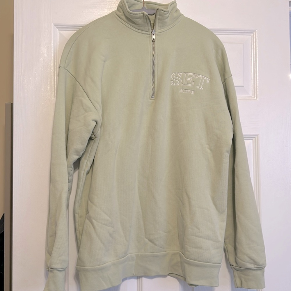 Set Active Aimee Song Oversize Zip Up - image 1